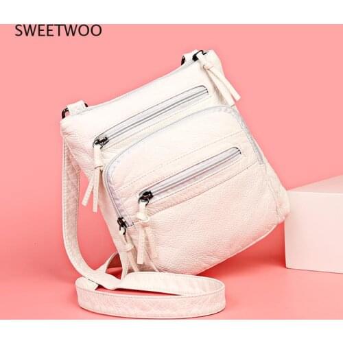 Womens Bag Purses Flap Coin Purse Multi-Layer Casual Shoulder Bag PU Leather Bag Women Luxury Shoulder Women Bag Crossbody Bags