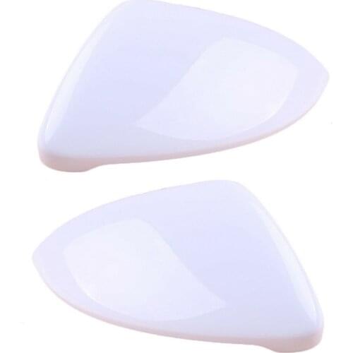 1Pair Primed Front Rearview Side Wing Mirror Cap Cover for Golf 7 MK7 13-17 5G0857537EGRU 5G0857538EGRU