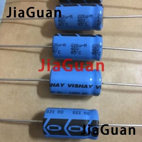 10PCS NEW VISHAY BC KO021 40V220UF 10X17MM Axial Electrolytic KO 021 220UF 40V 021KO 220uF/40V PH 40V 220UF DAC