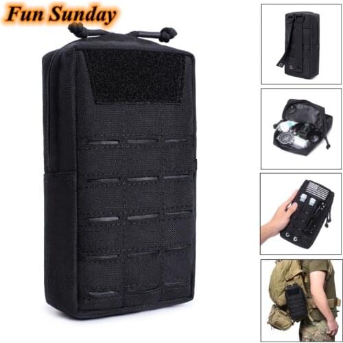 2PcMolle Medical Pouch Tactical First Aid Kit Army Outdoor Hunting Camping Emergency Survival Tool Pack Military Medical EDC Bag