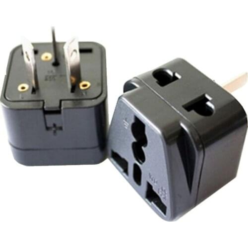 5PCS Mini Portale Australian/China type I Travel Adapter 2 Way Outlet Power Plug Change US/EU/UK/Swiss/Italy/Japan to AU 3 Pin