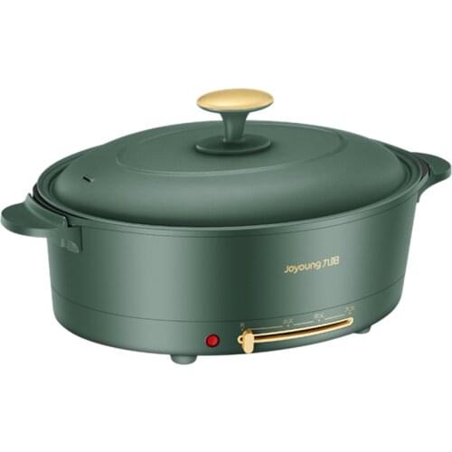 220V 5L Non-Stick Electric Hot Pot Household Frying Machine 2 Flavor Hotpot Multifunction Cooking Pot Multi Cooker