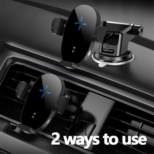 15W QI wireless car charger Auto infrared sensor fast charger With Magnetic joint Suitable for all mobile phones DD