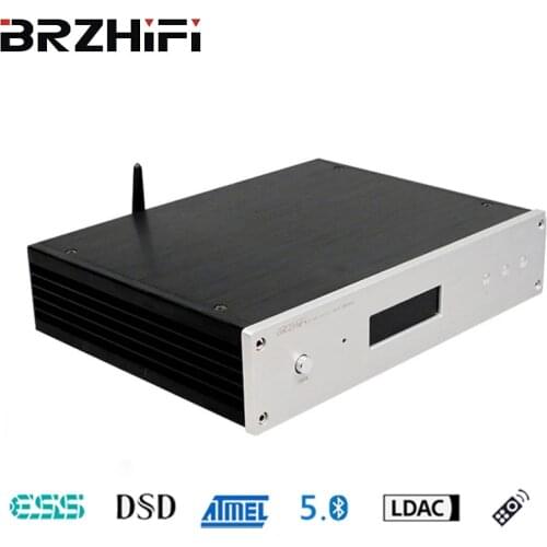 BRZHIFI Hot Sell DC200 ES9028PRO ES9038PRO DAC Decoder USB Interface CSR8675 Bluetooth-compatible 5.0 Remote Control Audio Amp