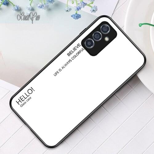 A82S Case XUANYAO Original Silicone Glass Coque For Samsung Galaxy A02 A12 A22 A32 A52 A62 A72 A72S A82 Case Hard Tempered Glass