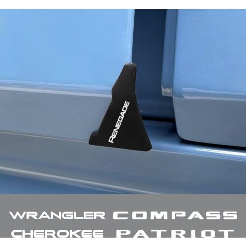 For Jeep RENEGADE WRANGLER CHEROKEE COMPASS PATRIOT TRAILHAWK COMMANDER LIBERTY RUBICON Car Door Corner Covers Auto Accessories