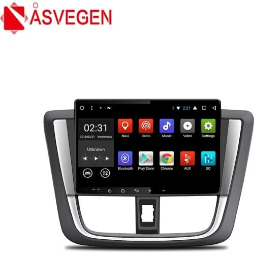 For Toyota VIOS&YaRiS 2017 Android 7.1 Quad Core Car Auto Vedio WIFI Radio Multimedia Player GPS Navigation