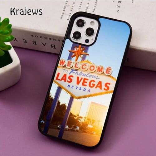 Las Vegas Nevada Gamble Phone Case For iPhone 5 SE 2020 6s 7 8 plus X XR XS 12 mini 11 pro max Galaxy S9 S10 Cover coque Shell