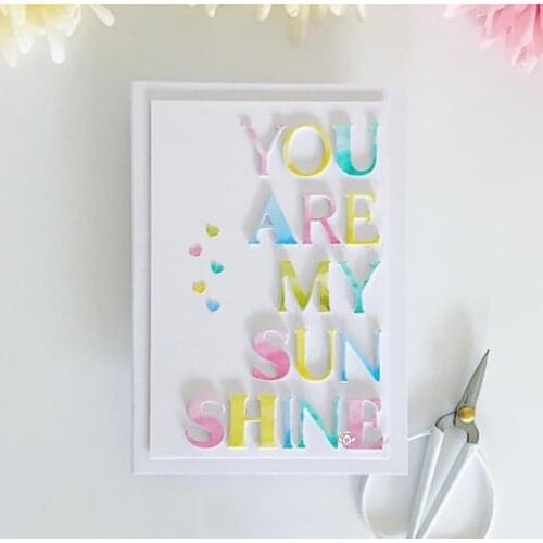 Mmao Crafts Metal Steel Cutting Dies New Letter decoration Stencil For DIY Scrapbooking Paper/photo Cards Embossing Dies