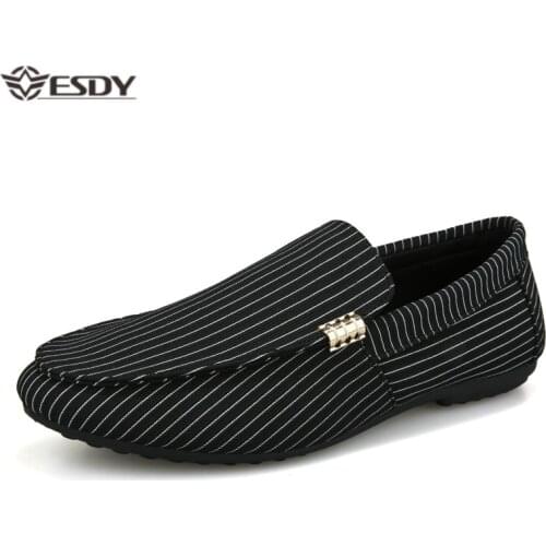 New Mens Loafers Breathable Lightweight Casual Shoes Male Soft Non-slip Driving Shoes Fashion Comfortable Men Flats Dress Shoes