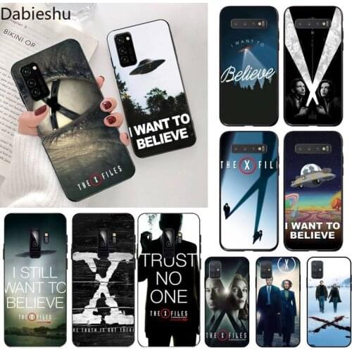 The X Files I want to believe Soft Phone Case Capa for Samsung S20 plus Ultra S6 S7 edge S8 S9 plus S10 5G lite 2020
