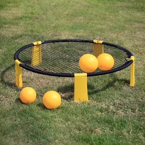 Beach Volleyball Game Set Inflatable Spike Ball Set Indoor Outdoor Fun PVC Beach Volleyball Mini Inflatable Volleyball Set