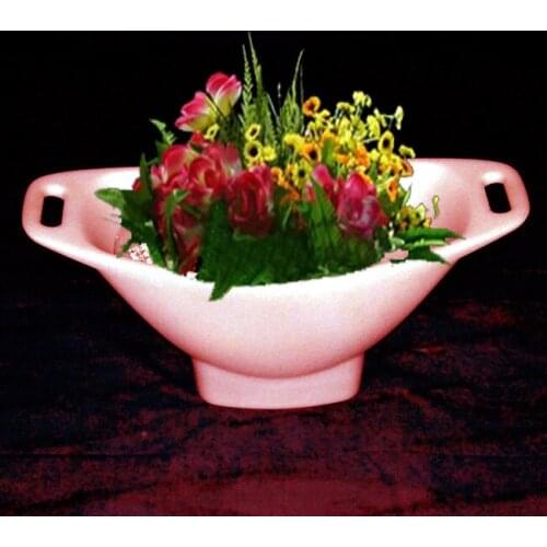 2017 New Charging Light Ancient Chinese Ingots Shape LED bucket PE luminous Barrel LED flower Planter Pots free shipping 2pcs