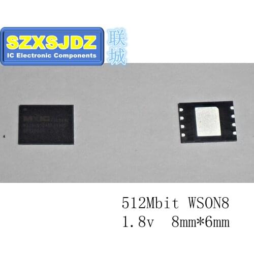 MX25U51245GZ4I00 MX25U51245GZ4IOO MX25U51245GZ WSON8 1.8V WSON8 8*6mm