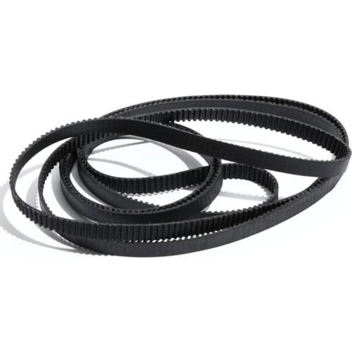 LUPULLEY 2GT GT2 Rubber Timing Belt 6/10mm Belt Width 2GT-1164/1180/1220/1250/1350/1360/1524mm For DIY Project