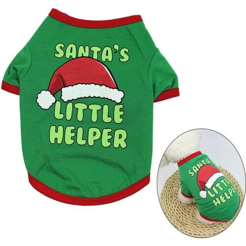 Christmas Lovely Pet Puppy Autumn Warm Soft Clothes Coat Hat Costume Jacket T-shirt Pet Christmas Decoration