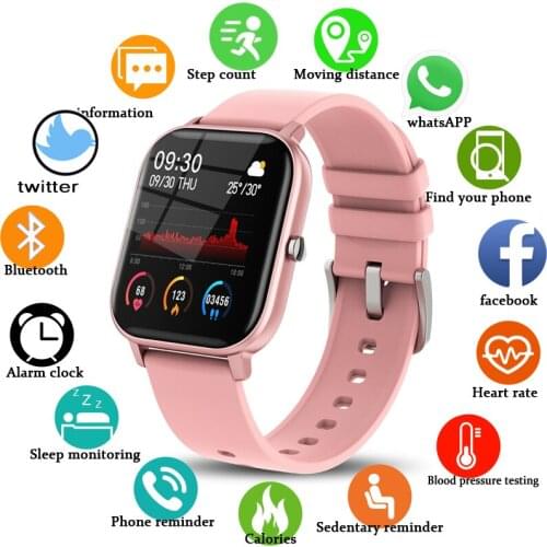 P8 Smart Band Watch Men Women smartwatch Sports Fitness Tracker IPX7 Waterproof LED Full Touch Screen suitable For Android ios