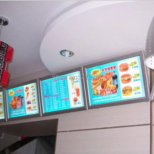 LED Menu board slim led light box