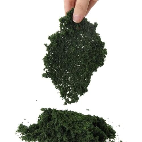 100g/200g Dark Green Model Sponge Grass Powder Tree Making Secenry Material Diorama Christmas Tree Powder