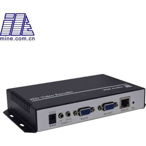 VGA to IP Encoder H265 & H264 1080p HTTP RTMP RTSP UDP HLS SRT ONVIF VGA HD Encoder