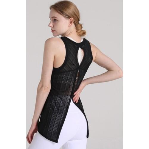 Yoga Shirt Women Gym Shirt Quick Dry Sports Shirts Cross Back Gym Top Womens Fitness Shirt Sleeveless Sports Top Yoga Vest