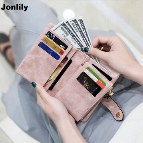 Women Wallets Small Fashion Brand Leather Purse Women Ladies Card Bag For Women Clutch Women Female Purse Money Clip Wallet 432