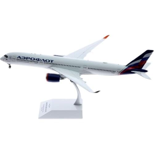 1:200 Scale Russia Airways A350-900 Airlines Model with Base Alloy Aircraft For Collectible Souvenir Show Gift Toys