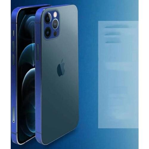 10pcs For IPhone12Pro Colorful side Film Hydraulic Protective Film Frame Film Phone For 12Pro/Max 11 Anti- Scratch Border Film