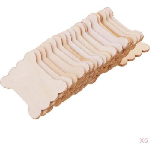 120pcs Embroidery Floss Wood Thread Bobbin Cross Stitch Storage Holder