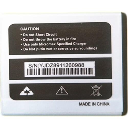 5pcs/lot Battery for Micromax Q4202 Battery Batteria High Quality 1800mAh