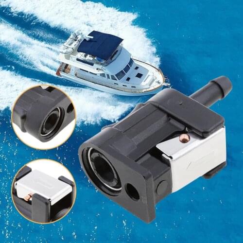 6mm Female Fuel Line Connector Engine Side Outboard Motor Fuel Pipe Fuel Line Connector Plastic for Yamaha outboard motor 7mm