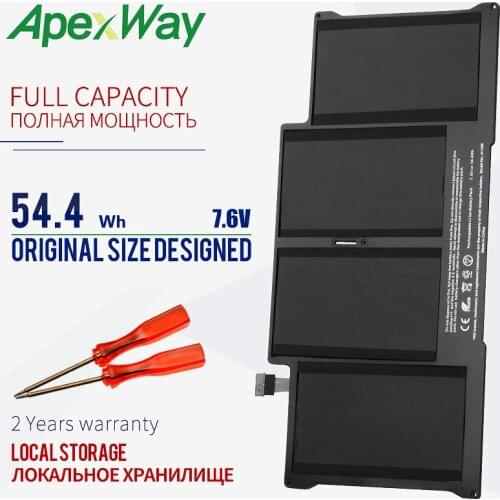 7.6V Laptop Battery for Apple Macbook Air 13.3" A1405 A1369 (Mid-2011) A1466 (Mid-2012) Core i5" (Mid-2011) (Mid-2011) 54.4Wh