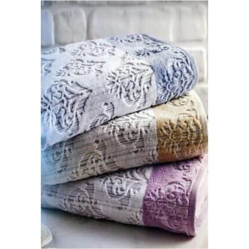 50x90 cm Velvet Gissele pcs set Hand Face Towel MADE IN TURKİYE