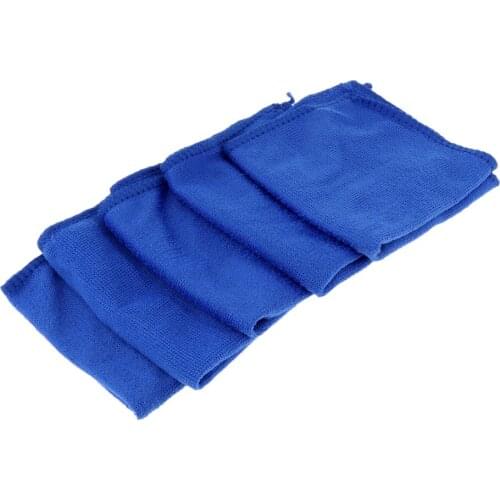 5 Pieces Quick-Dry Microfiber Towel for Cars Bikes Household Polishing Cloth Rag Wiper Bicycle Cleaning Tool