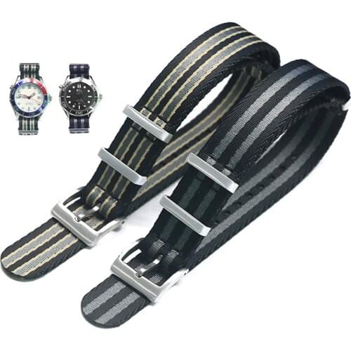 HEIMDALLR Titanium Sea Ghost Nylon Strap Automatic Diver Watch Band