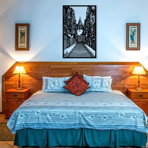 A STREET IN ISTANBUL METAL WALL ART DECOR INTERIOR DESING HOUSEWARMING GIFT