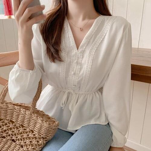 MEUSSIAOZI Blouses With Sleeves