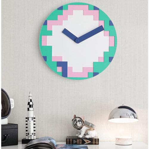 Large Creativity Luxury Wall Clocks Nordic Fashion Modern Wooden Wall Clocks Simple Abstract Horloge Murale Handmade Art EK50bgz