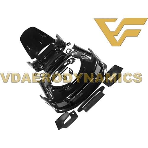 Suitable For 15-19 991.2 Porsche 911 Turbo S VAD-GT2RS Full Body Kit - Front Bumper Rear Bumper Side Skirts Fenders Spoiler Hood