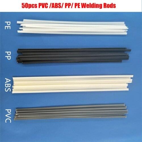 Plastic Welding Rods 50PCS ABS PP PVC PE Welding Sticks Welding Soldering Supplies High Quality For Plastic Welder Bumper Cars