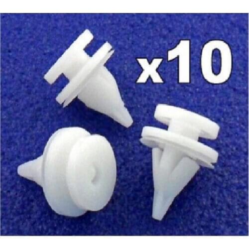 10x Plastic Door Card Clips- fits For Renault Kangoo, Clio etc Door Trim Panel Clips