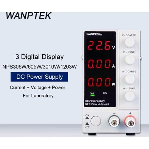 NPS306W/605W/3010W/1203W Switching Regulated Adjustable DC Power Supply Power Display Laboratory Power Supply 0.1V 0.01A 0.01W
