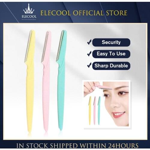 1PCS Eyebrow Scraper Small Professional Trimmer Safe Blade Hair Knife Removal Scraper Shaver Woman Makeup Beauty Tool