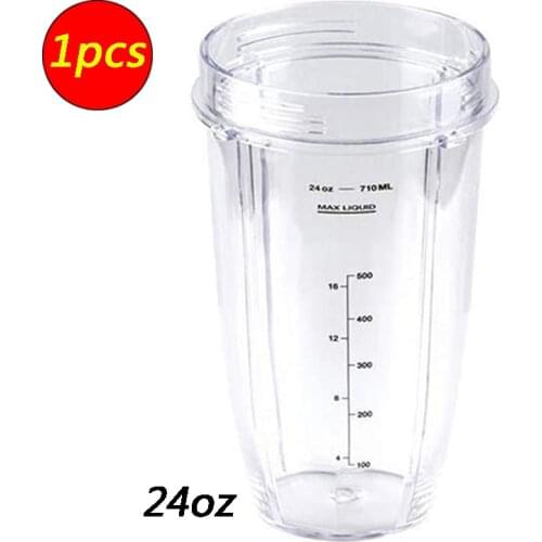 1PCS Portable 24 oz Ounce Cup Spare Replacement Parts Accessories for Nutri Ninja Auto-iQ 900W 1000W and Duo Blenders Juicer