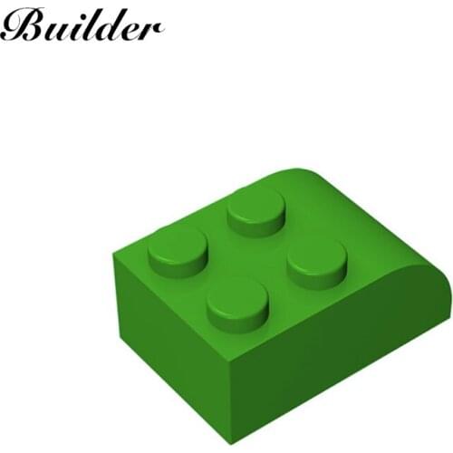 Building Blocks 6215 Brick Arch 2x3 Bending Plates DIY Parts 10PCS Compatible All Brands Particles Education Toys for Children