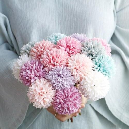 1Pcs 29cm Artificial Dandelion Flower Silk Hyacinth Flower Wedding Decoration for Home Party Hotel Garden Decorations