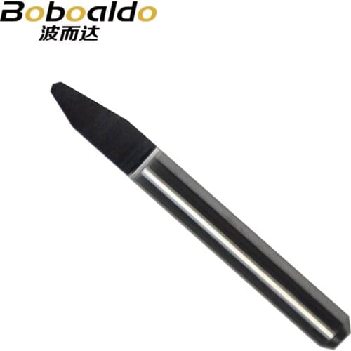 1pc 3.175mm 4mm 6mm SHK Rounding Bottom CNC Router Bits Carbide V Engraving Tools Radiused Bottom Carving Cutters