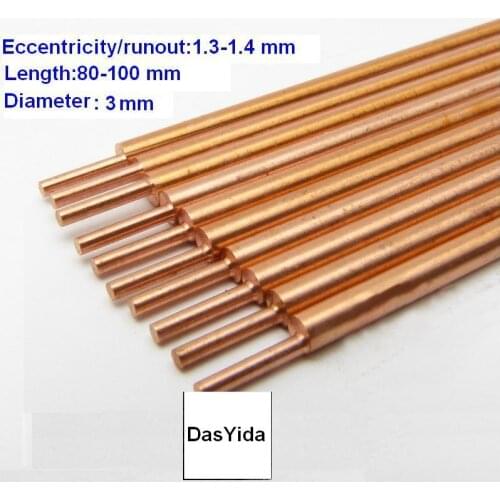 10 Pieces/lot Spot Welding rods needles/brass welding rod Electrodes for Spot Welder