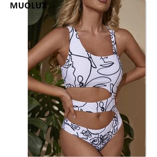 2020 Sexy Plus Size Swimsuit Women One Piece Swimwear Female Vintage Push up Swimming for Monokini Big Size Bathing Suit 3XL