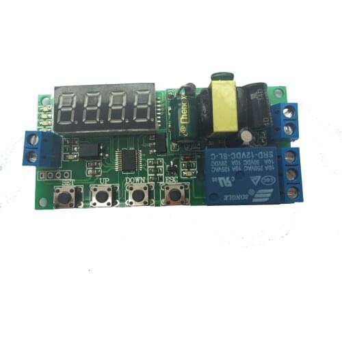 220v Power Supply Pulse Trigger Switch Solenoid Valve Time Relay Module Control Board Multi-function Time Adjustable